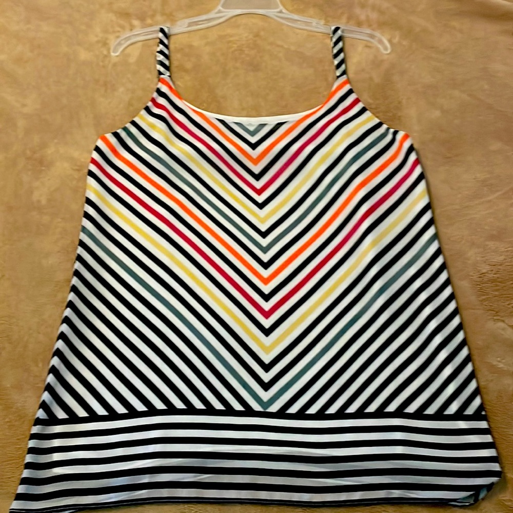 Cabi tunic with chevron pattern